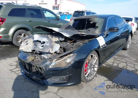 2017 Maserati Quattroporte Gts Gransport z USA, uszkodzony, nr VIN ZAM56PPS4H1236611